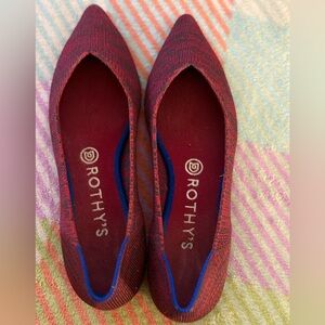 Rothy's Crimson Heather 8.5